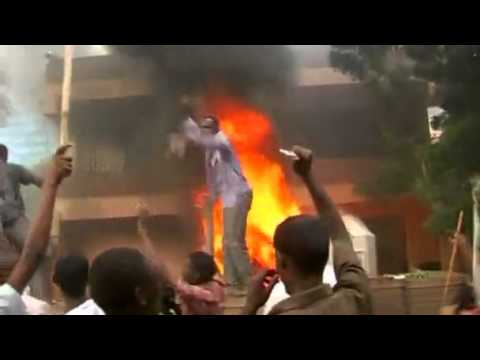 Sudan protesters storm German embassy - Sept. 14 Video; updated 14 Sep 2012; published 14 Sep 2012