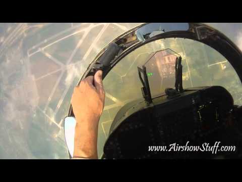 RideAlong! US Navy F/A-18C Hornet East Demo Team (Helmet Cam) - Thunder Over Michigan 2010