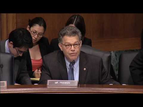 Sen. Franken Questions an Arbitration Lawyer about Binding Arbitration