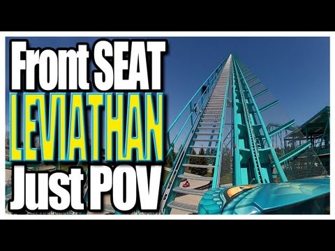 Leviathan Front Seat (Just POV) Canada's Wonderland 2012