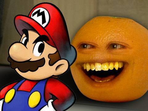 Annoying Orange - Super Mario