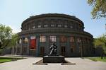 Aram Khachaturian monument in Yerevan near National Phil harmony of Armenia named after him. Aram Khachaturian has been an iconic figure for generations of Armenian composers