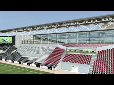 Gabala FC/Qabala FK - New Stadium Complex Virtual Tour (Exterior)