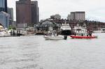 BOSTON Coast Guardsmen aboard a 25-foot response boat from Coast Guard Station Boston, pull up to a recreational vessel in Boston Harbor, Friday, July 1, 2011, to ensure they have proper safety gear on the boat. The Coast Guard and other law enforcement officials will be on the water all weekend checking boats for proper safety gear and making sure the operator isnt driving the vessel under the influence of drugs or alcohol in an effort to keep boaters safe during the Fourth of July holiday. Coa