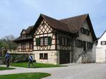 Kloster Fahr in Würenlos,in breaking down the old Grafschaft Baden in 1803, the cantons of Zurich and Aargau established an exclave of Aargau within the canton of Zürich, being the former lands of the Fahr Abbey.