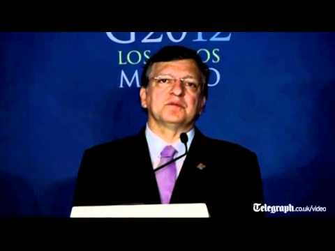 EU's Jose Manuel Barroso: I expect G20 to support European crisis steps