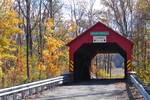 Book's Covered Bridge on the NRHP since August 25, 1980. Southwest of Blain on Legislative Route 50004 (3 Springs Road), Jackson Township, Perry County, Pennsylvania.