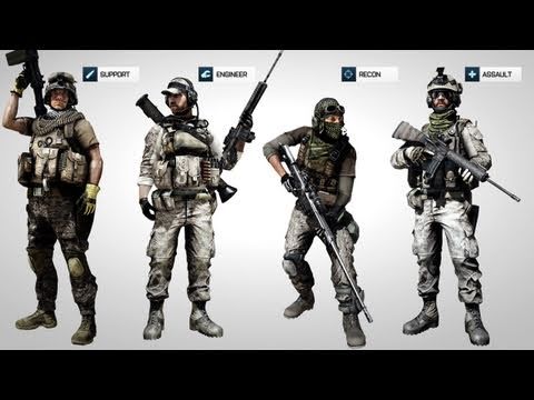 ★ Battlefield 3 - Classes - Know Your Role, ft. SideStrafe! - WAY ➚