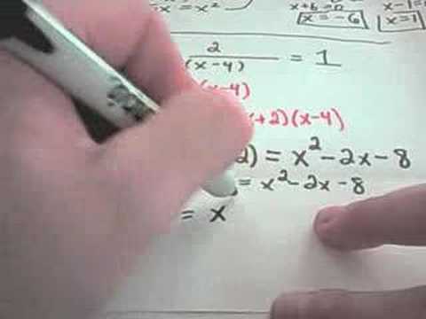 Solving Rational Equations