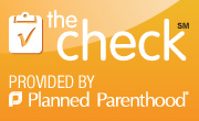 badge linking to planned parenthood information about STD checks