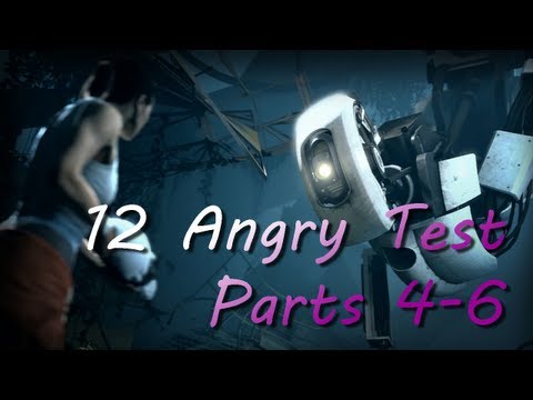 Portal 2 - Perpetual Testing Initiative - 12 Angry Tests - Parts 4-6 [HD]