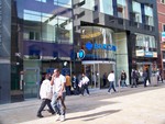 Barclays bank on Albion Street in Leeds.