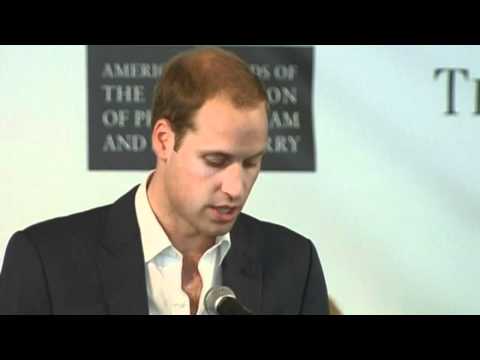 Prince William's polo speech in California