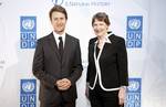 Helen Clark, head of the UNDP attends the reception Celebrating Local Success - Making Global Commitments Awards Dinner: Equator Prize for Bio-Diversity Conservation