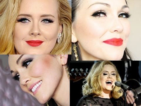 Adele Grammy Makeup Tutorial (2 in 1)