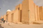 Angle tower of the buttressed enclosure wall of the mosque