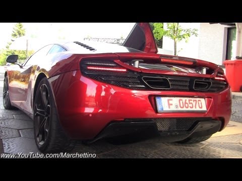 Mclaren MP4-12C LOUD Rev and Accelerations!