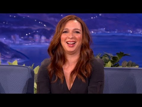 Maya Rudolph: I Let Brangelina Put Me In Their Mouth 01/30/12 - CONAN on TBS