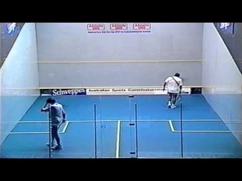 Squash : Jahangir Khan v Rodney Martin : 1991 World Open Squash Final