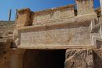 Bilingual Latin-Punic inscription at the theatre in Leptis Magna, Roman Africa (present-day Libya). References to interpreters indicate the continuing use of local languages other than Greek and Latin, particularly in Egypt, where Coptic predominated,