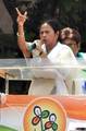 West Bengal Chief Minister Mamata Banerjee and Trinomool Congress Supremo during the Shaheed Diwas rally in Kolkata on Saturday to commemorate killing of 13 Youth congress activities in a police fireing in 1993 21 July 2012