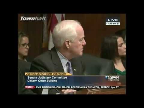 GOP Sen. Cornyn Scorches Eric Holder, Tells Him To Resign! - June 12, 2012