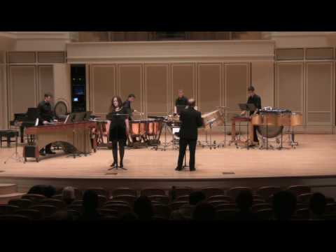 BRIAN CIACH: Mölna Elegy for soprano and four percussionists (2008) (video part 2)