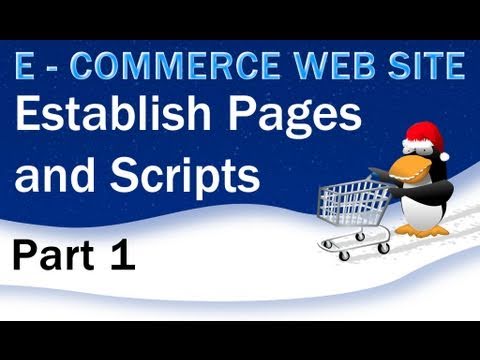 1. E - Commerce Website PHP Tutorial - Setting Up the Pages, Layout, and Templates