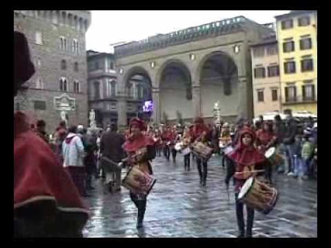 Sbandieratori della Signoria di Firenze - Cavalcata dei Magi 2010 - Tradizioni Fiorentine