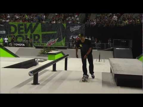 Dew Tour - Kelvin Hoefler Solo Run - Portland Skateboard Street Finals