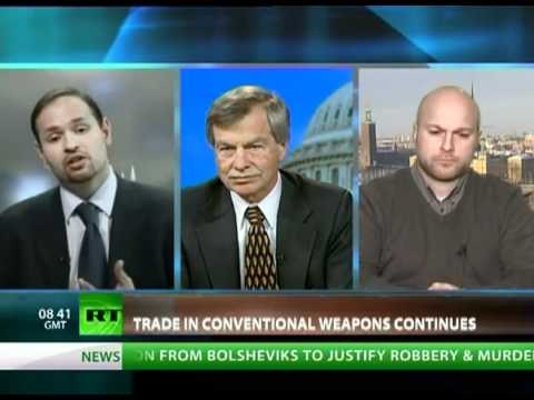 SIPRI Expert Dr Paul Holtom on global arms trends on CrossTalk, RT