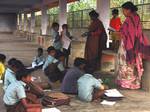 Around 30 students of the Sokhisole Sishu Sikhs Kendra became habituated in learning under the tree or in the vacant Lalgarh bus stand passengers' shed as the SSK don't have any school building since it started to work in 2009 after approval. Two teachers of the SSK manage to distribute books & mid-day meal at the places beneath the tree or in the bus stand passengers' shed where and when the students learn in Eastern India