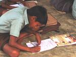 Around 30 students of the Sokhisole Sishu Sikhs Kendra became habituated in learning under the tree or in the vacant Lalgarh bus stand passengers' shed as the SSK don't have any school building since it started to work in 2009 after approval. Two teachers of the SSK manage to distribute books & mid-day meal at the places beneath the tree or in the bus stand passengers' shed where and when the students learn in Eastern India