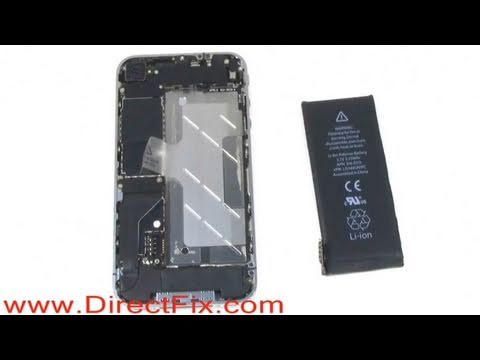 How To: Replace iPhone 4 Battery | DirectFix.com