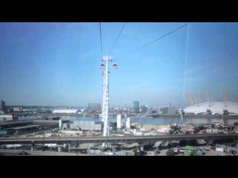 The Emirates Air Line | South to North to South journey (x4 speed) | Emirates