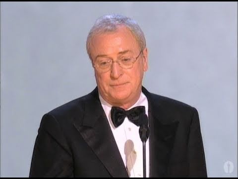 Michael Caine winning Best Supporting Actor