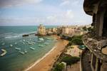 SOMALIA, Mogadishu: A photograph released by the African Union-United Nations Information Support Team 06 August 2012 shows a view of Mogadishu fishing harbour from the Aruba Hotel in the Somali capital Mogadishu. August 06 is the one-year anniversary marking the date that Al-Qaeda-affiliated extremist group Al Shabaab withdrew from fixed positions in Mogadishu after having steadily lost territory to forces of the Transitional Federal Government (TFG) backed by troops from the African Union Miss