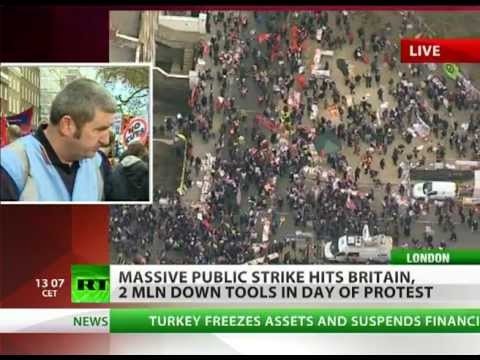 Occupy UK: Mass strike bites Britain