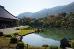 The zen garden that Musō Soseki built at Tenryū-ji, head of the Kyoto Gozan