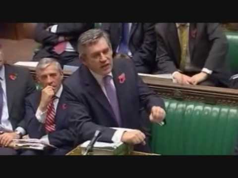 Gordon Brown Shaking in Fear