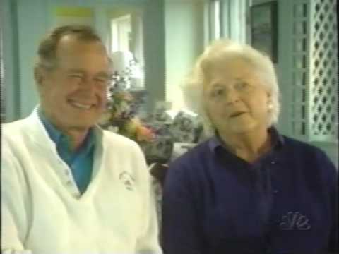 George & Barbara Bush Blooper