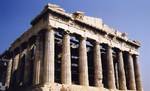 The western side of the Parthenon. Octostyle buildings had eight columns; they were considerably rarer than the hairstyles ones in the classical Greek architectural canon.