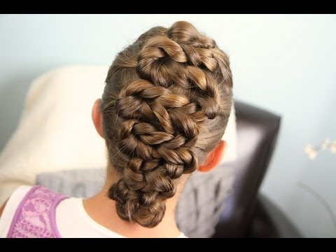 Twisted Zig-Zag Updo | Homecoming Hairstyles