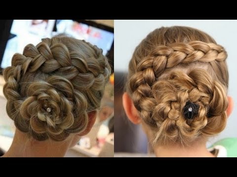 Dutch Flower Braid | Updo Hairstyles