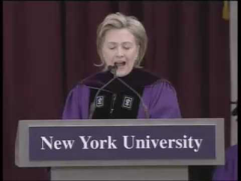 Secretary Clinton Delivers 2009 NYU Commencement Address