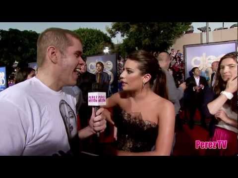 Perez Hilton Does the GLEE 3D Premiere!