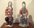 European couple, Kangxi period. The Kangxi Emperor (Chinese: 康熙帝; pinyin: Kāngxīdì; Wade–Giles: K'ang-hsi-ti; temple name: Qīng Shèngzǔ (清聖祖); Manchu: ᡝᠯᡥᡝ ᡨᠠᡳᡶᡳᠨ elhe taifin hūwangdi; Mongolian: Enkh Amgalan Khaan; 4 May 1654 –20 December 1722) was the fourth emperor of the Qing Dynasty