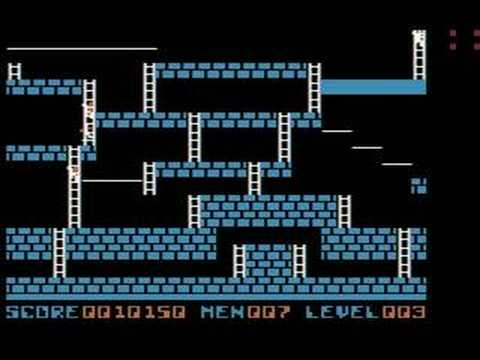 Lode Runner on the Apple II (Levels 1-5)