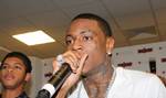 Soulja Boy performs during the Macy's mstylelab concert tour at Macy's in the Broward Mall August 13, 2011