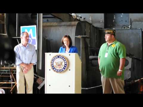 IUPAT DC5 Seattle at Martinac Shipyard Senator Maria Cantwell Speaks